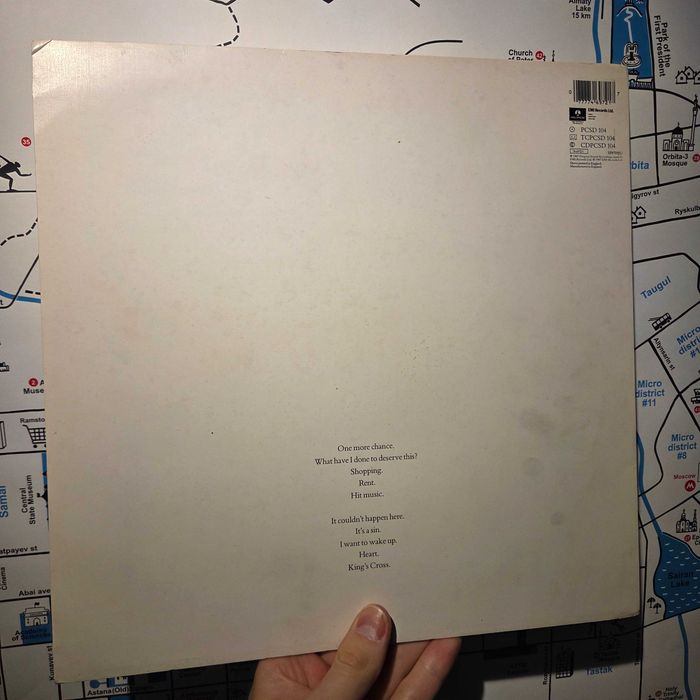 Пластинка Pet Shop Boys - Actually