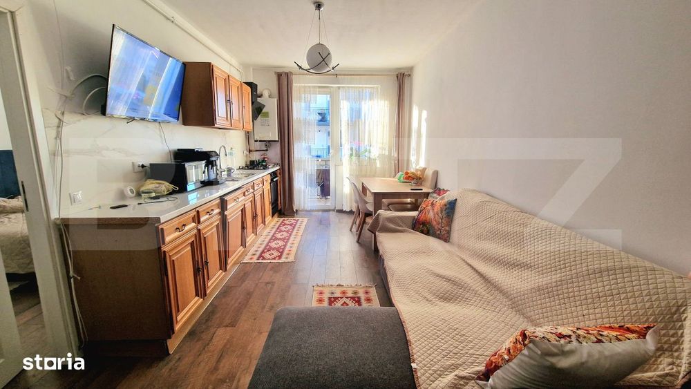 Apartament 2 camere, parcare, bloc cu lift, balcon, zona Urusagului