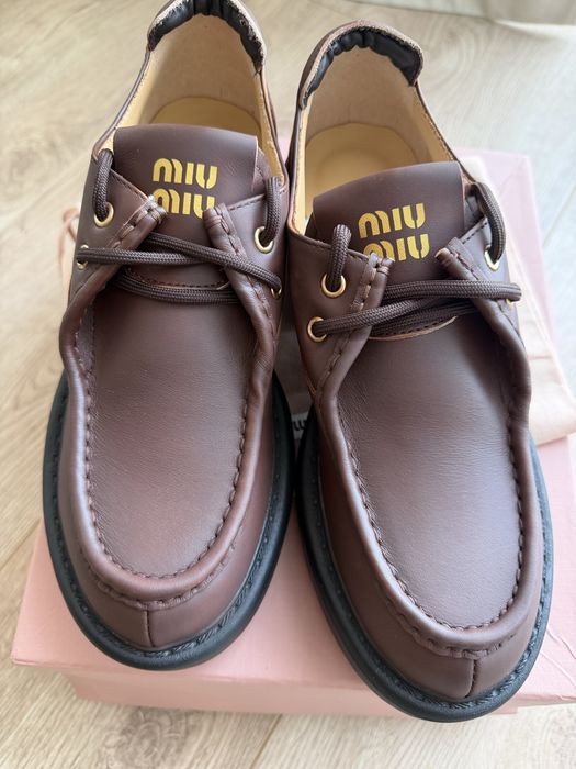 Дамски обувки/loafers/ Miu Miu /естествена кожа Miu Miu
