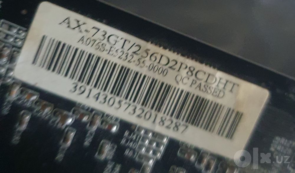 Видео карта AX 7300GT DDR3 2GB 2 штук 4gb HDD 256 GB за все 150 тиш