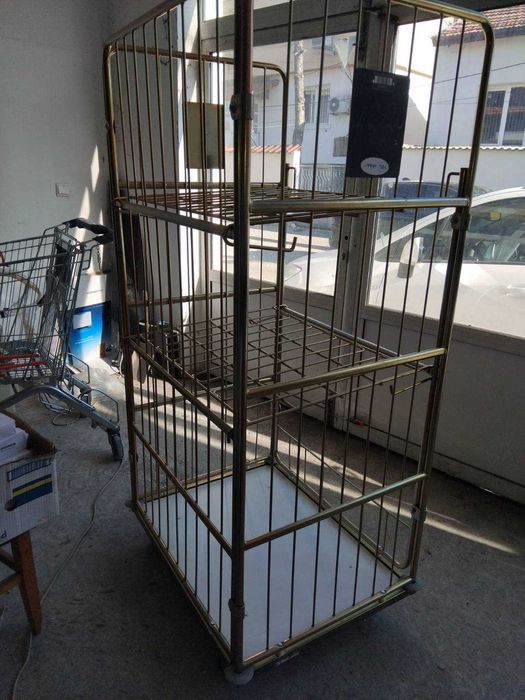 Транспортна складова количка поцинкована