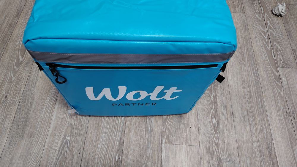 Набор термо-сумок для доставки на мопеде