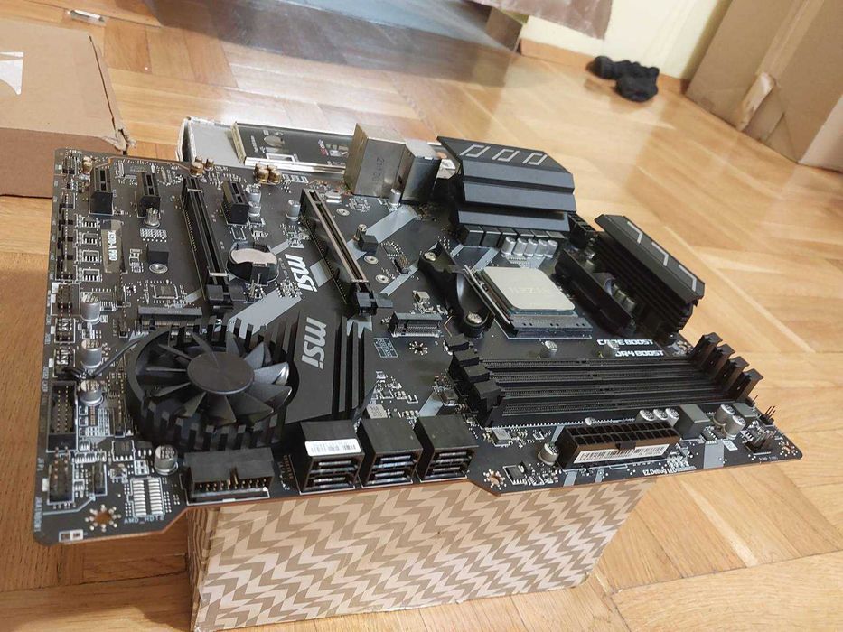 AMD Ryzen 7 5800X + MSI X570A Pro