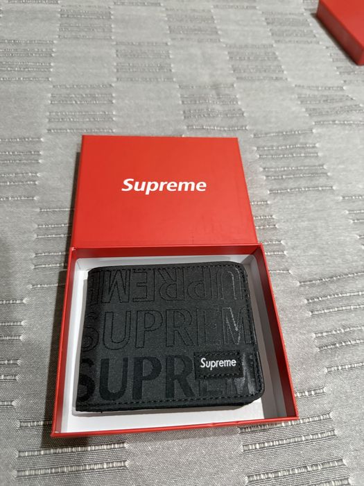 Portofel negru supreme + cutie