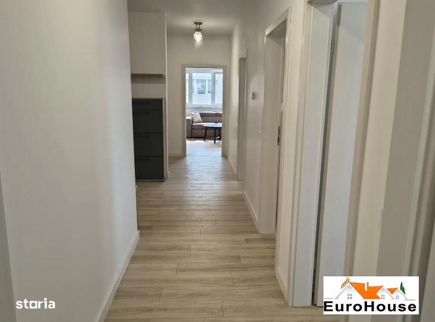 Apartament 3 camere, bloc nou, complet mobilat și utilat, cu parc
