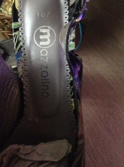 Итальянские туфли-босоножки