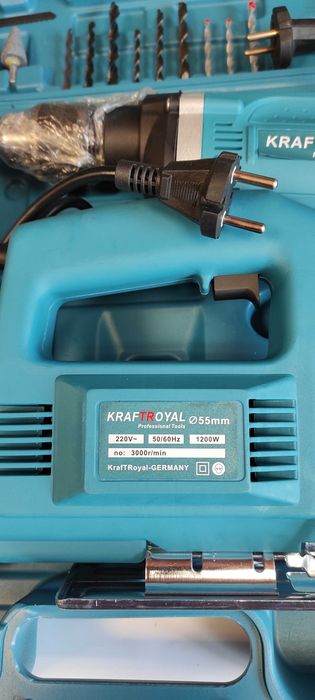 Комплект– Флекс/Ъглошлайф 1200W + Бормашина 1400W + Зеге/ 1200W