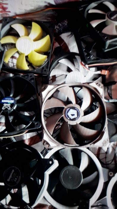 Ventilatoare calculator fan 120 mm 80 mm cu lumini sau fara stare buna
