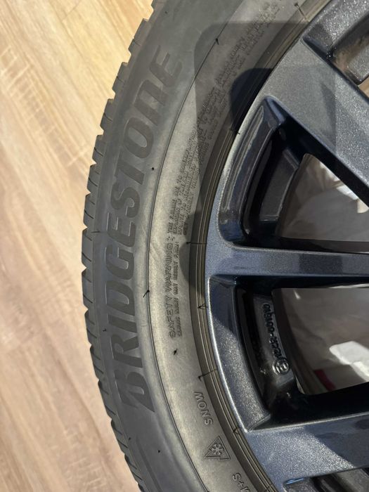Jante aliaj R16 5x114.3 originale Mazda 3, Mazda CX-30, Mazda 6, Mazda CX-3 (4 jante + anvelope iarna Bridgestone))
