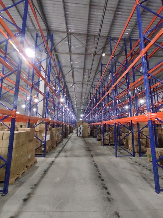 Stellaj,omborxona uchun paletniy stellajlar,ustanovka hizmati mavjud.