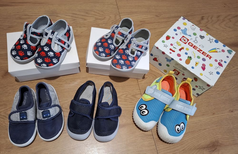 Дрешки zara и обувки zara и puma носени в 98см