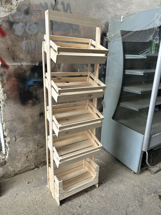 Дървен стелаж за хляб/плод и зеленчук и други стоки