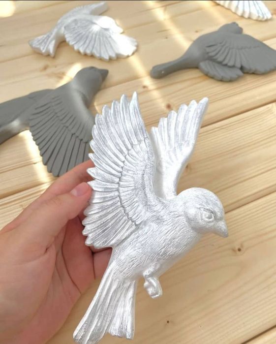 Гипсовые птицы декор