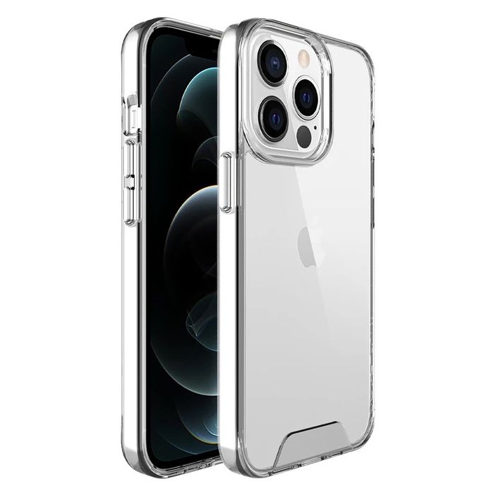 Iphone 15 16 PLUS PRO MAX - Husa Clear Butoane Metalice Anti Soc