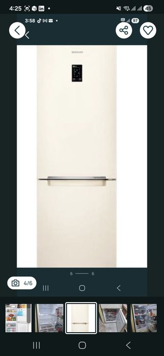 Combina frigorifica Samsung RB31FERNDEF, 310 l, Clasa A+, Full NoFrost