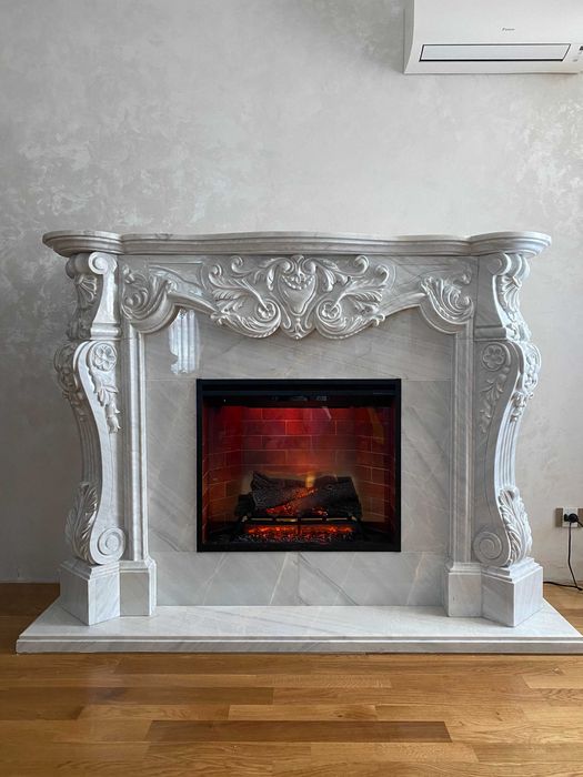 Șeminee din marmură / onix / travertin – modele personalizate