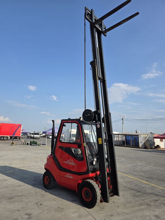 Vand motostivuitor / stivuitor Linde h20 diesel
