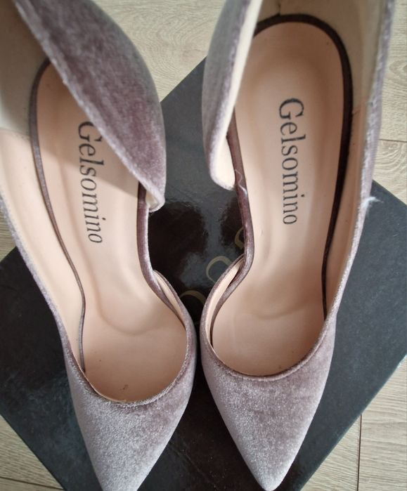 Туфельки бархатные