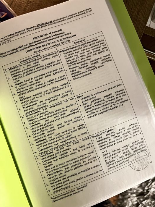 Materiale bacalaureat matematică M1 (mate-info)