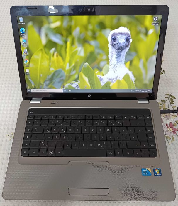 Laptop HP G62 Notebook I3 330 diagonala 15.6 40Cm Windows 10 Video dedicat