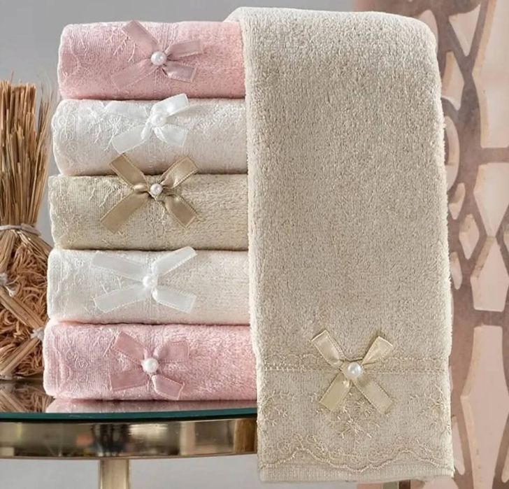 6броя Кърпи за Ръце с Грипюр Дантела 
100% Памук