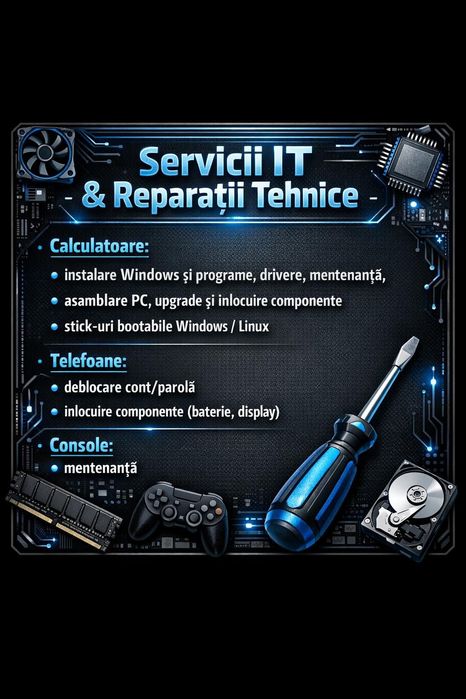 Instalez windows barlad | Mentanță Calculatoare