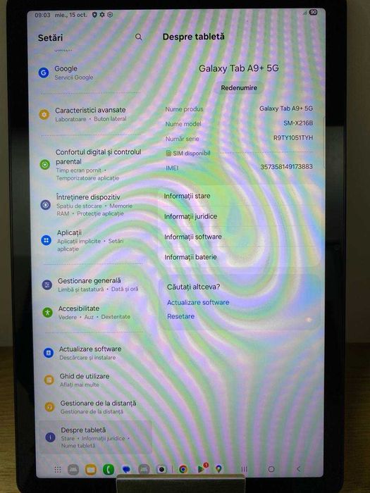 Samsung, Tab A9 Plus 5G, 4/64GB/Fin X Amanet cod 117638