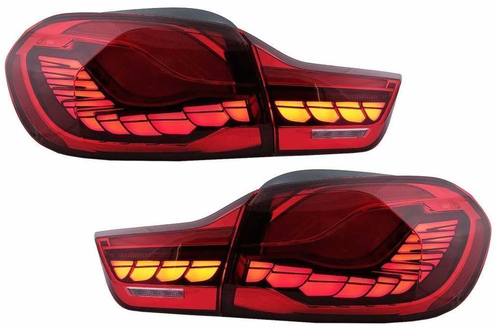 Stopuri OLED BMW Seria 4 F32 F33 F36 M4 F82 F83 (2013-03.2019) Rosu