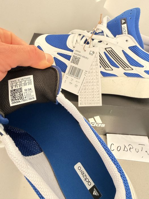 Adidas Boost Foam Aruku white blue