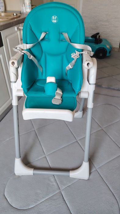 Scaun de masa pentru copii BUF BOOF bleumarin reglabil cu accesorii