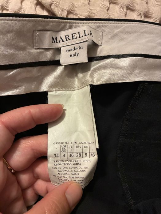 Дамски панталон Marella черен, панталон за офис, официален.