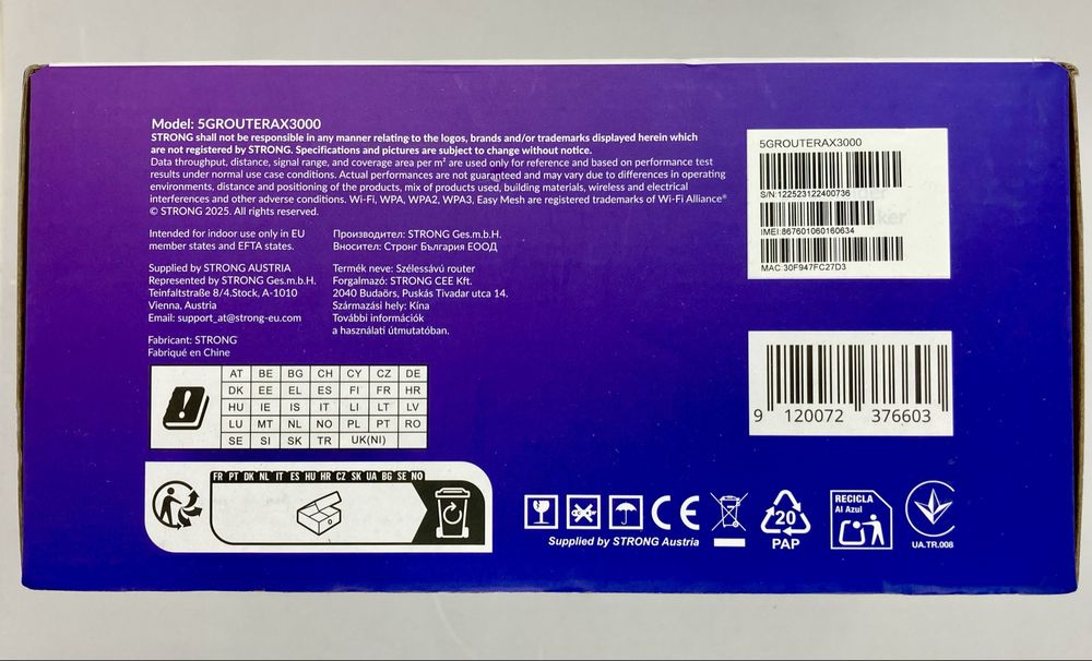 Strong 5G Mobile Router AX3000