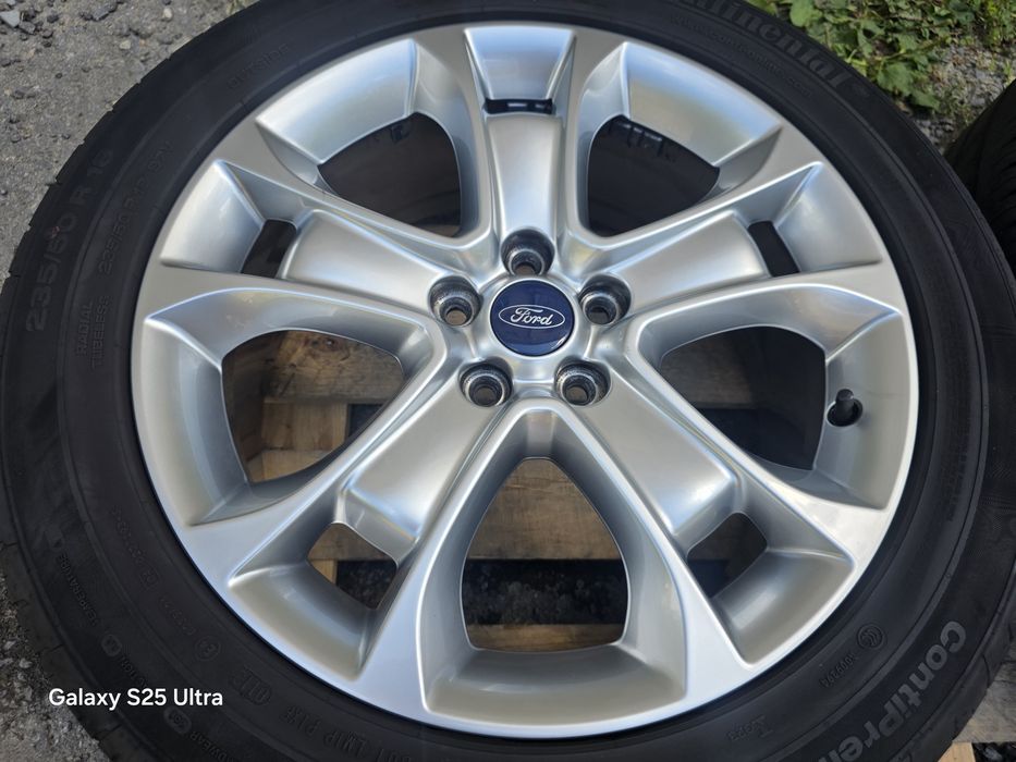 Лети джанти 18ки 5х108 Ford + летни гуми 235/50/18 Continental