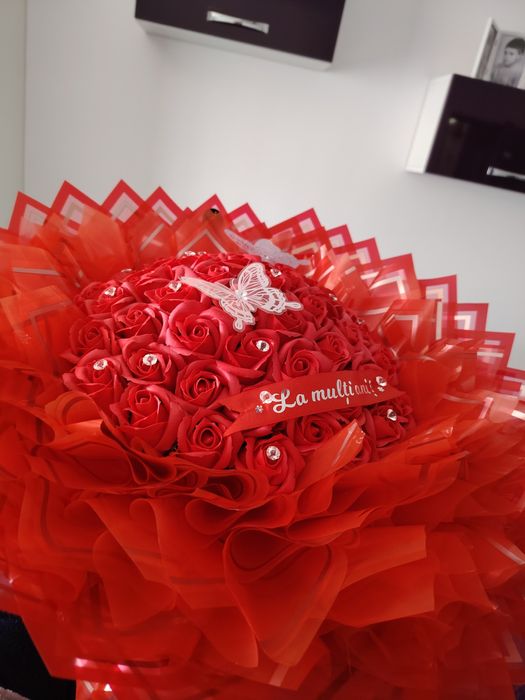 Buchet trandafiri săpun 51