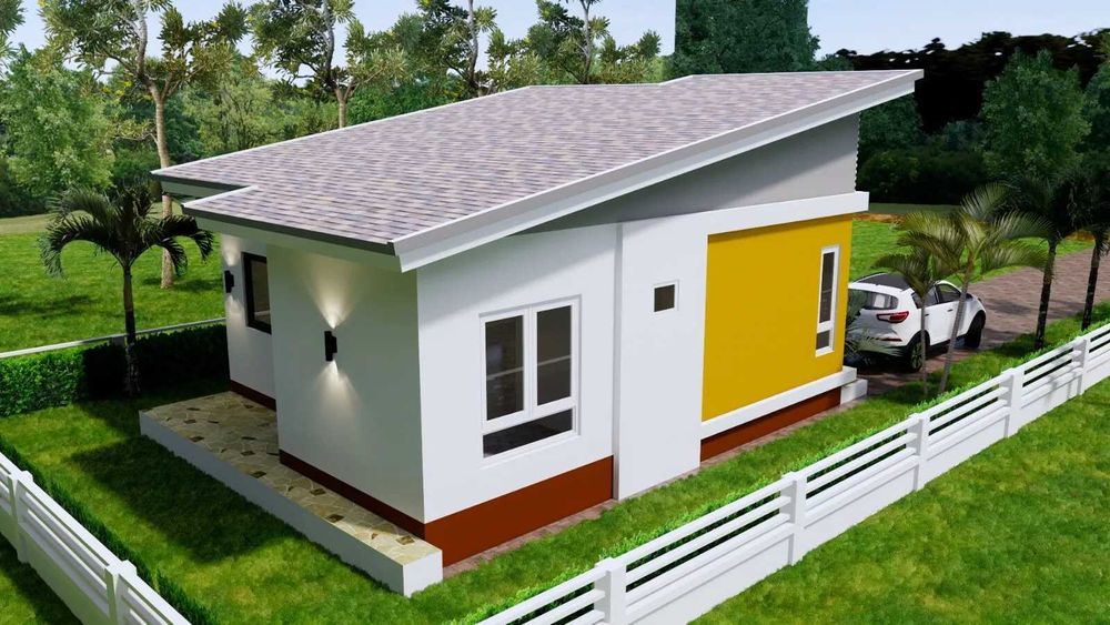 НА ИЗПЛАЩАНЕ - Луксозна сглобяема къща с 2 спални, 55 кв. м