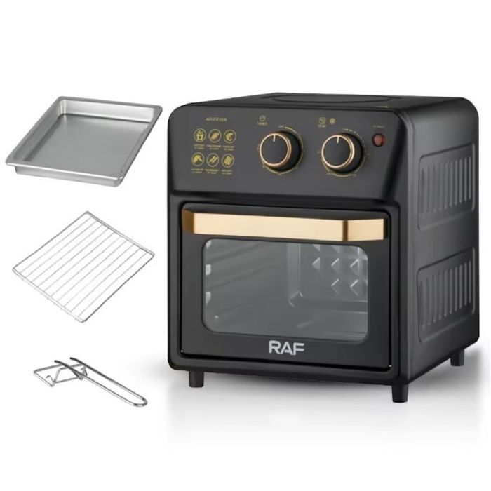 Cuptor electric, Convectie,  Lumina interioara, 14 litri, 1250 W, Negru
