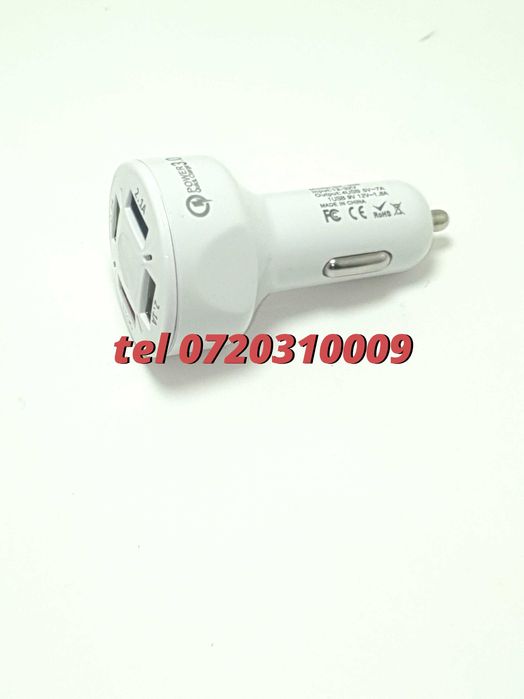 Superfastcharge Incarcator Auto Cu Patru Porturi Usb Partycharge