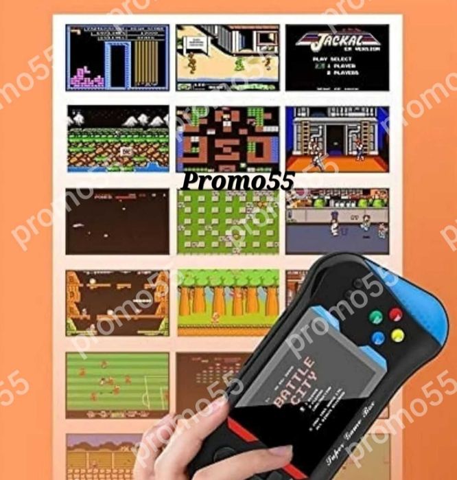 Преносима Игрова Конзола с 500 Класически Игри