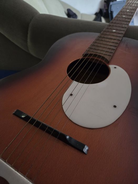 Chitară veche acustică Kay Kansas (anii '60, rară, de colecție) – funcțională