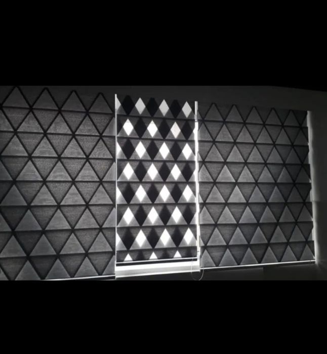 Ролл шторы, день ночь, рулонные шторы