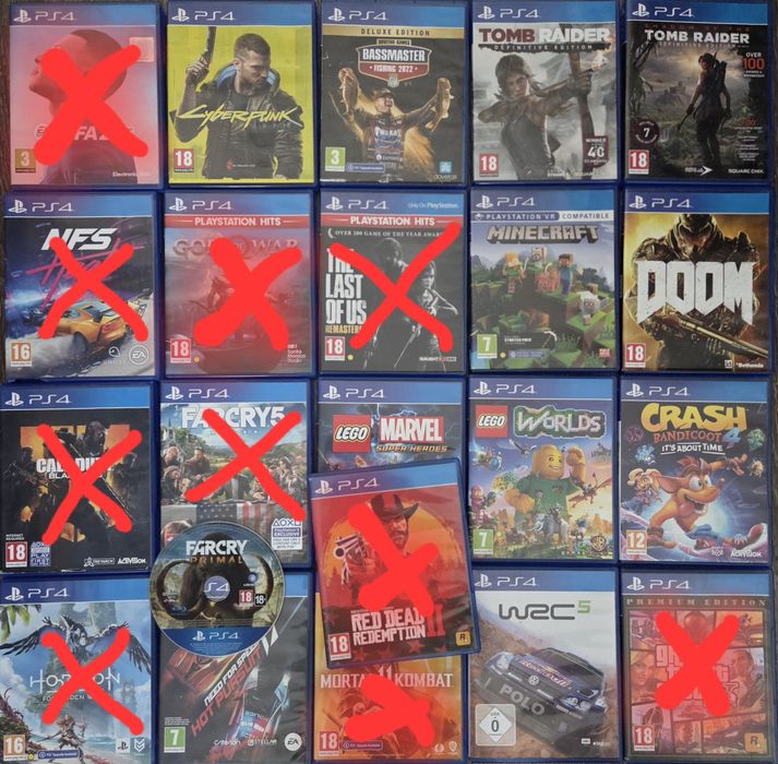 Vând jocuri ps4 în stare bună