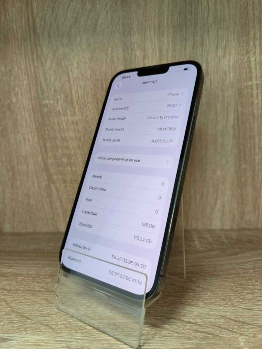 Telefon Apple iPhone 13 Pro Max 128 GB Natural Titanium - Cod 124082