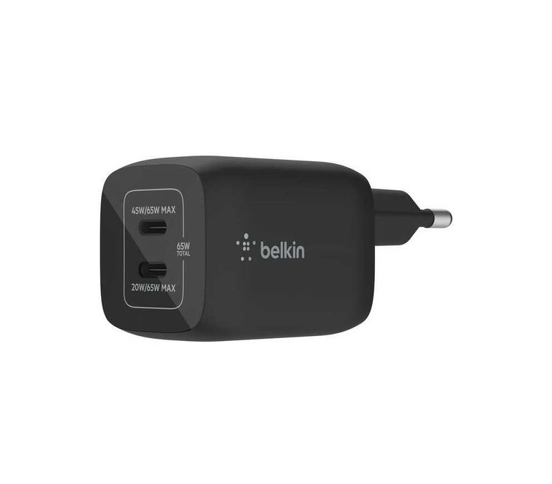 ( Сетевое ЗУ BELKIN 65W Dual USB-C GaN Charger Black