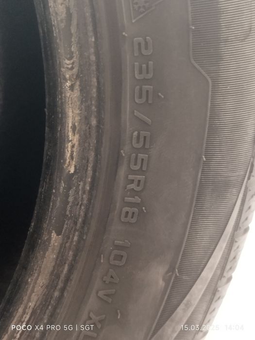 Гуми 235/55/18 втора употреба 2 броя