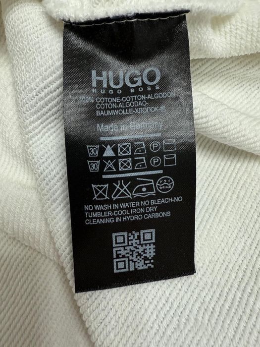 Bulză Hugo Albă, prin frontal și spate, mărimea XXL -nou cu etichetă