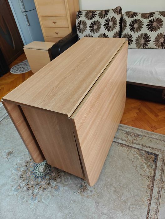 Masă pliabilă/extensibila din pal melaminat 100cmx190cm