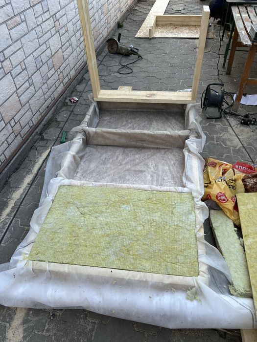 Будка для собаки утепленная 150мм утеплитель