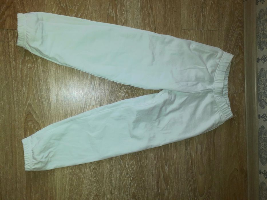 Белые спортивные трико размер S