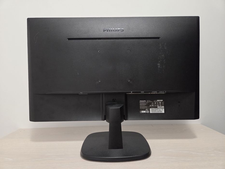 Monitor LED IPS Philips 27", Full HD, VGA, DVI, HDMI, Negru