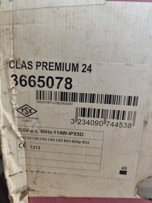 Газов котел ariston 24kw